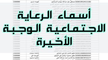 من هنا.. رابط الاستعلام عن اسماء الرعاية الاجتماعية الوجبة الأخيرة عبر منصة مظلتي والشروط المطلوبة