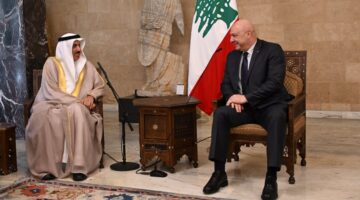 الرئيس اللبناني يلتقي برئيس المجلس الوطني الاتحادي