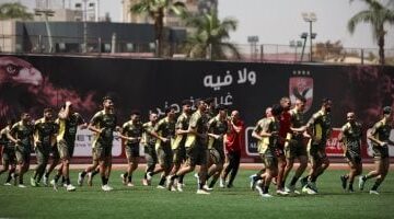 الأهلي ينشر صوراً من آخر مران للفريق قبل رحلة موريتانيا لمواجهة الهلال