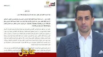 تفاصيل قرار البنك المركزى المصرى بخفض سعر الفائدة 225 نقطة أساس (فيديو)