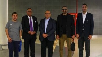سفير مصر بتنزانيا يستقبل بعثة المصري قبل مواجهة سيمبا فى الكونفدرالية