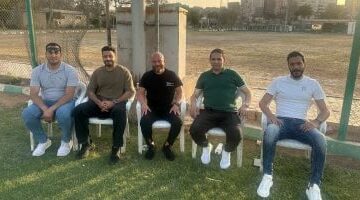 وائل رياض وجهاز منتخب 2007 يحضرون مباراة المقاولون وزد بدورى الجمهورية
