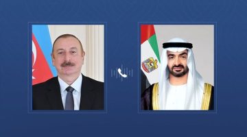 رئيس الدولة يستقبل محادثة هاتفية من نظيره الأذري