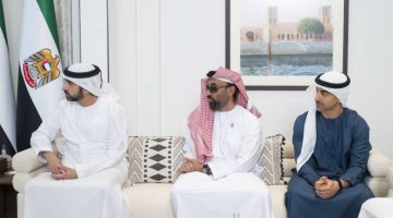 محمد بن زايد وخالد بن سلمان يناقشان تعزيز العلاقات الأخوية وجهود الاستقرار الإقليمي