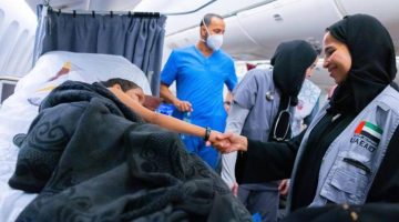 الإمارات تقود عملية إخلاء طبي إنساني عاجل لـ188 مريضاً من غزة