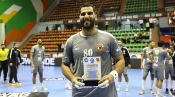 أحمد عادل يتوج كأفضل لاعب في مواجهة الأهلي والجيش الملكي المغربي بالكؤوس الأفريقية