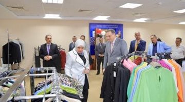 افتتاح معرض رائع للملابس والمفروشات بمناسبة عيد الأضحى من قبل الإدارة