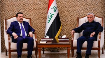 رئيس الوزراء والعامري يؤكدان أهمية انعقاد القمة العربية في بغداد