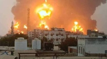 غارات جوية إسرائيلية عنيفة تهدف اليمن.. شاهد الفيديو!