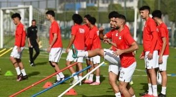 حماس كبير وتفاؤل يسيطران على تدريب منتخب الشباب استعدادًا لمواجهة تنزانيا.. شاهد الفيديو!