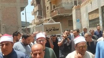 مواطنو الغربية يشيعون جنازة الابن الأكبر للشيخ مصطفى إسماعيل - فيديو