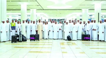 85 موظفاً من حكومة دبي ينطلقون في رحلة الحج إلى الأراضي المقدسة