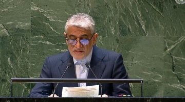 صياغة عنوان صحفي جذاب وواضح، يعبر عن المعنى الأصلي دون تغيير مضمونه: إيران تدعو لعقد جلسة طارئة لمجلس الأمن الدولي