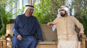 رئيس الدولة ومحمد بن راشد يستعرضان خطوات تعزيز التنمية والازدهار في الاقتصاد الوطني