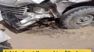 حادث تصادم مروع في وسط اليمن: وفاة شخص وإصابة أربعة آخرين بينهم طفل