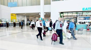 الحجاج الإيرانيون يكملون رحلة العودة عبر خدمات ميسرة في مطار عرعر والمنفذ