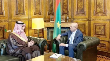 الرئيس الموريتاني ورئيس الصندوق السعودي يبحثان سبل تعزيز المشروعات الإنمائية المشتركة