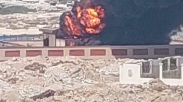 حريق يوقف إمدادات الكهرباء في عدة مناطق ببنغازي