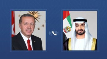 رئيس الدولة والرئيس التركي يتبادلان الآراء هاتفياً حول التطورات الإقليمية