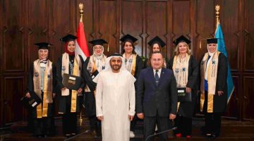 تخريج أول دفعة ماجستير مشترك: احتفال جامعتي حمدان الذكية والإسكندرية بمناسبة تاريخية