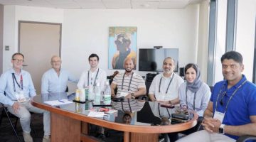 عبد الله آل حامد يلتقي أمير هولندا ونائب عمدة مدينة 'كان' الفرنسية