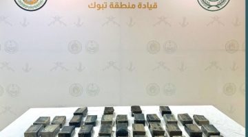 نجاح أمني في إحباط تهريب 20.3 كجم من الحشيش المخدر
