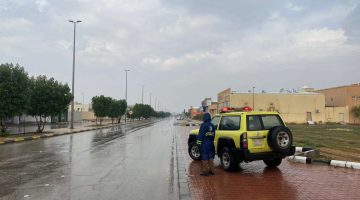 عسير تحت وطأة أمطار غزيرة: تساقط غير مسبوق في المملكة العربية السعودية