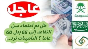 توضيح رسمي: تعديل سن التقاعد في السعودية إلى أقل من 60 عامًا!