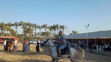 رحلات الفروسية تحتفل بأبناء دمياط في ختام عيد الأضحى - فيديو