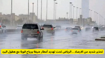 الأرصاد تحذر: الرياض تواجه أمطاراً قوية ورياحاً عاتية مع احتمال سقوط البرد