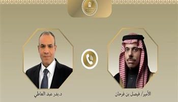 وزير الخارجية ونظيره السعودي يتفقان هاتفيًا على خطوات تنفيذ الخطة "العربية-الإسلامية" للتعافي المبكر