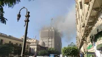 حريق مدمر في سنترال رمسيس يكبد وسط القاهرة خسائر كبيرة